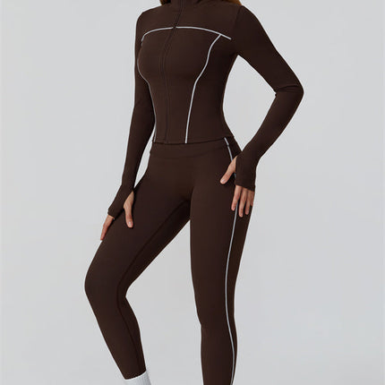 The Venus Zip Top Leggings 2-Piece Set