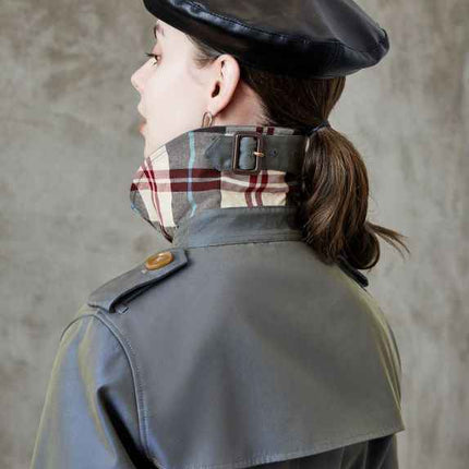 Elegant British Double Breasted Jacket for Women MUNSIEUR New Arrivals
