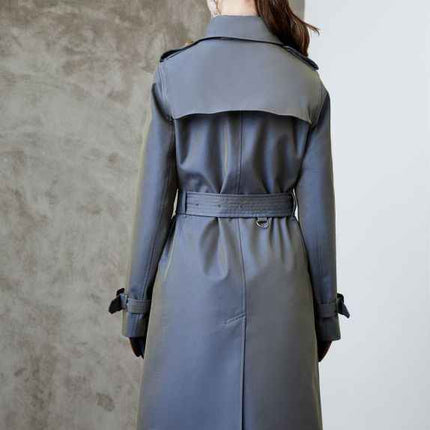 Elegant British Double Breasted Jacket for Women MUNSIEUR New Arrivals