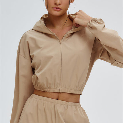 The Svelte UV protection Crop Hoodie