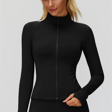 The FemmeFit Zip Jacket Straight Leg Pants 2-Piece Set