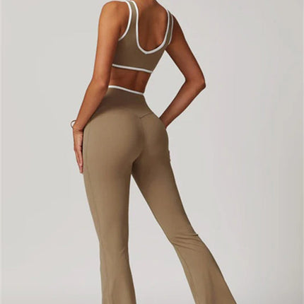 The Stamina Sports Bra Flared Leggings 2-Piece Set