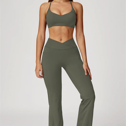 The Propel Sports Bra Flared Leggings 2-Piece Set