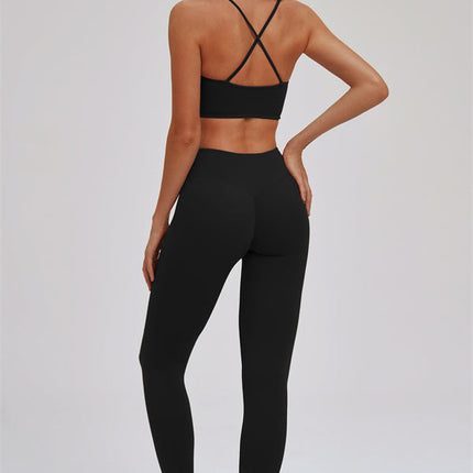 The Kinetic Cross Back Sports Bra Leggings 2-Piece Set