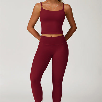 The Agile Crop Top Leggings 2-Piece Set
