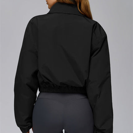 The Elle Form Crop Zip Jacket