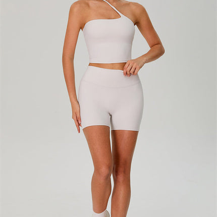 The Jewel One-Shoulder Crop Top