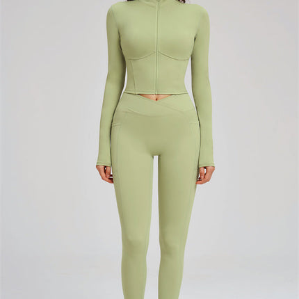 The Sizzle Zip Jacket Leggings 2-Piece Set