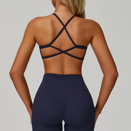 The Bold Cross Back Sports Bra Leggings 2-Piece Set