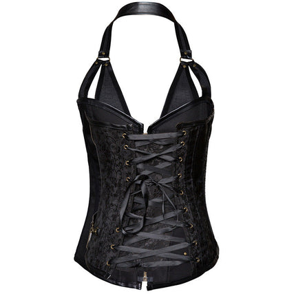 Sleeveless Corset Halter T-shirt