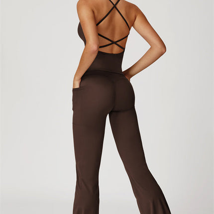 The Propel Crop Top Flared Leggings 2-Piece Set