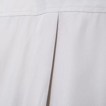 Autumn Artificial Jewelry Decoration Poplin Shirt Casual Shorts Women Suit