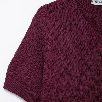 Autumn Women Street Jewelry Button Decoration Knitted Coat
