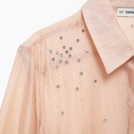 Women Clothing Classic Western All Matching Jewelry Embroidered Shirt