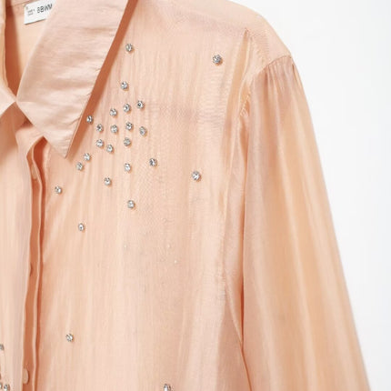 Women Clothing Classic Western All Matching Jewelry Embroidered Shirt