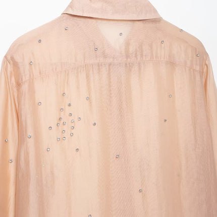 Women Clothing Classic Western All Matching Jewelry Embroidered Shirt