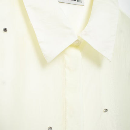 Women Clothing Classic Western Jewelry Embroidered Shirt