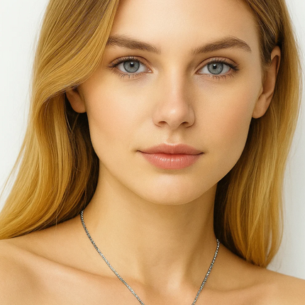 Evelyn Zirconia Heart Pendant Necklace