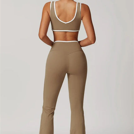 The Stamina Sports Bra Flared Leggings 2-Piece Set