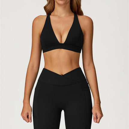The Glacier Sports Bra Flared Leggings 2-Piece Set