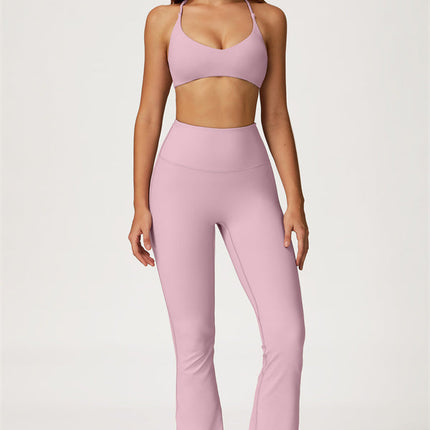 The Lily Sports Bra Flared Leggings 2-Piece Set