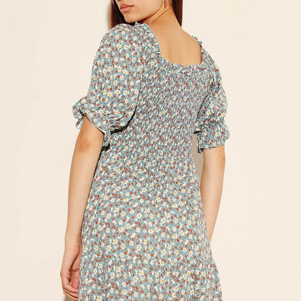 Floral smocked dress