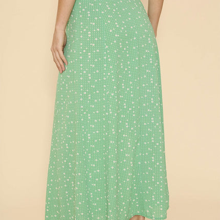 Maxi skirt with slit detail