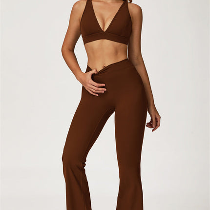 The Axis Sports Bra Flared Leggings 2-Piece Set