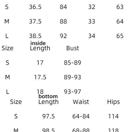 Sleepwear Three Piece Set Comfortable Pajamas Casual Bedset