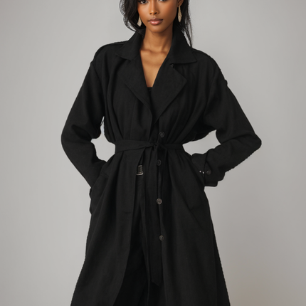 Women's Jacket Double Breasted Trench
