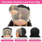 13X4 Glueless Bob Wig / 8 Inches