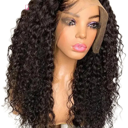 13x4 HD Lace Frontal Kinky Curly Wig | Long | Glueless | Brazilian Virgin Hair