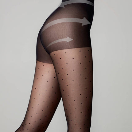 Conte Dots Slim 40 Den - Shaping Fantasy Polka-Dots Women's Tights (22С-1СП)