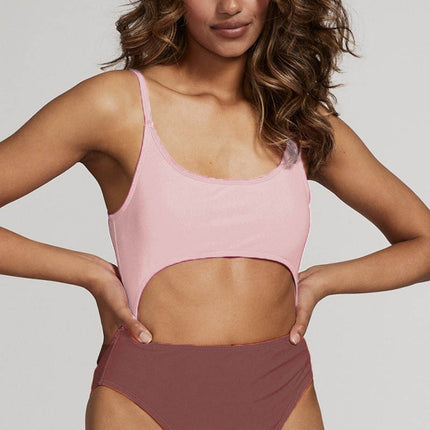 Cut out one piece swimsuit