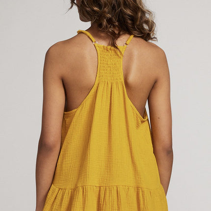 Smocked yoke tank
