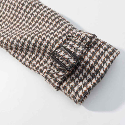 Retro Plaid Woolen Jacket MUNSIEUR New Arrivals