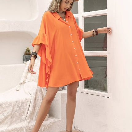 Women Casual Vacation Long-Sleeved Shirt