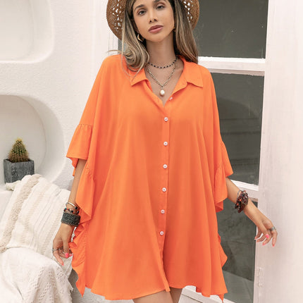Women Casual Vacation Long-Sleeved Shirt