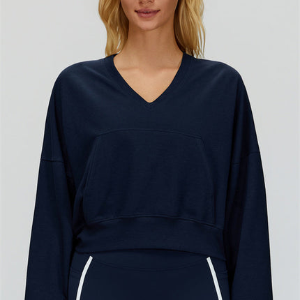 The Whisper V-Neck Hoodie