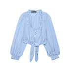 XS / Blue Plaid