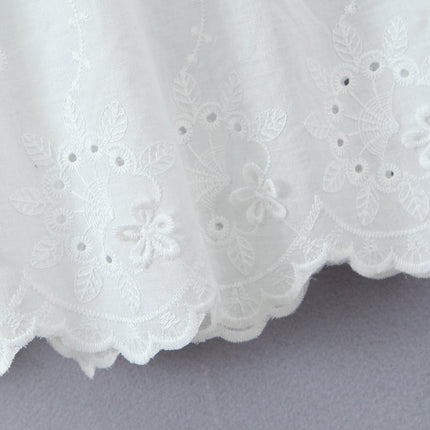 Women Clothing Exquisite Embroidered Floral Strap Dress