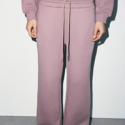 Women's Casual Drape Long Sleeve Cropped Jumpsuit