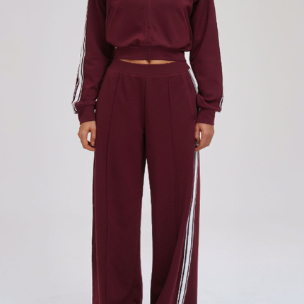 Contrast Color Sweatshirt Suit Loose Casual Comfortable All Match Outdoor Biking Mountain Climbing Sports Two Piece Sets