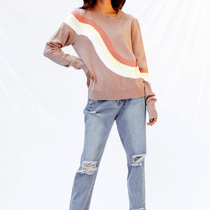Retro stripe sweater