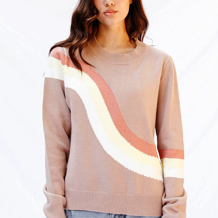 Retro stripe sweater