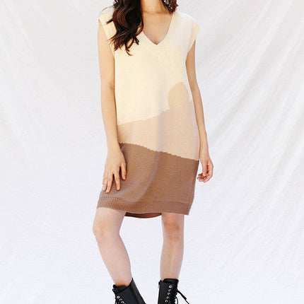 Sunset sweater dress