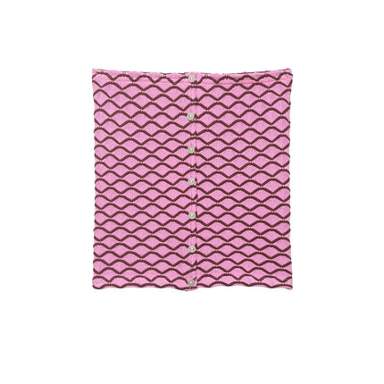 Women Clothing Summer Sexy Sexy Knitted Jacquard Tube Top