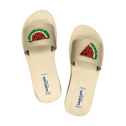 Watermelon- Waterproof Espadrille Flat