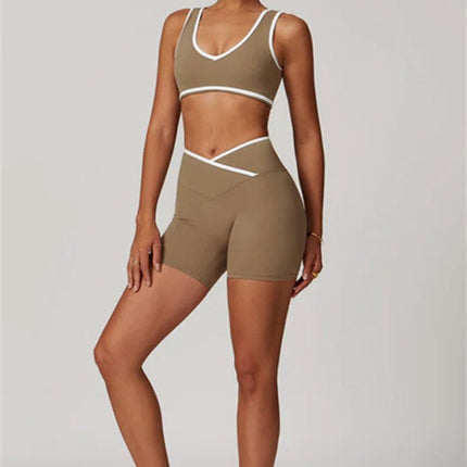 The Stamina Sports Bra Shorts 2-Piece Set
