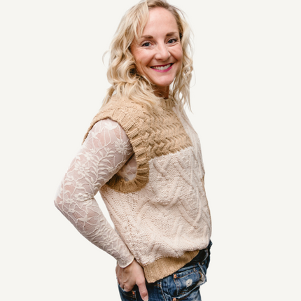 Full Lace Long-Sleeved Halftee